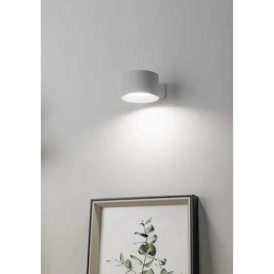 EGLO Muraglie Wandlamp - Oplaadbaar - LED - Ø 7.5 cm - Wit