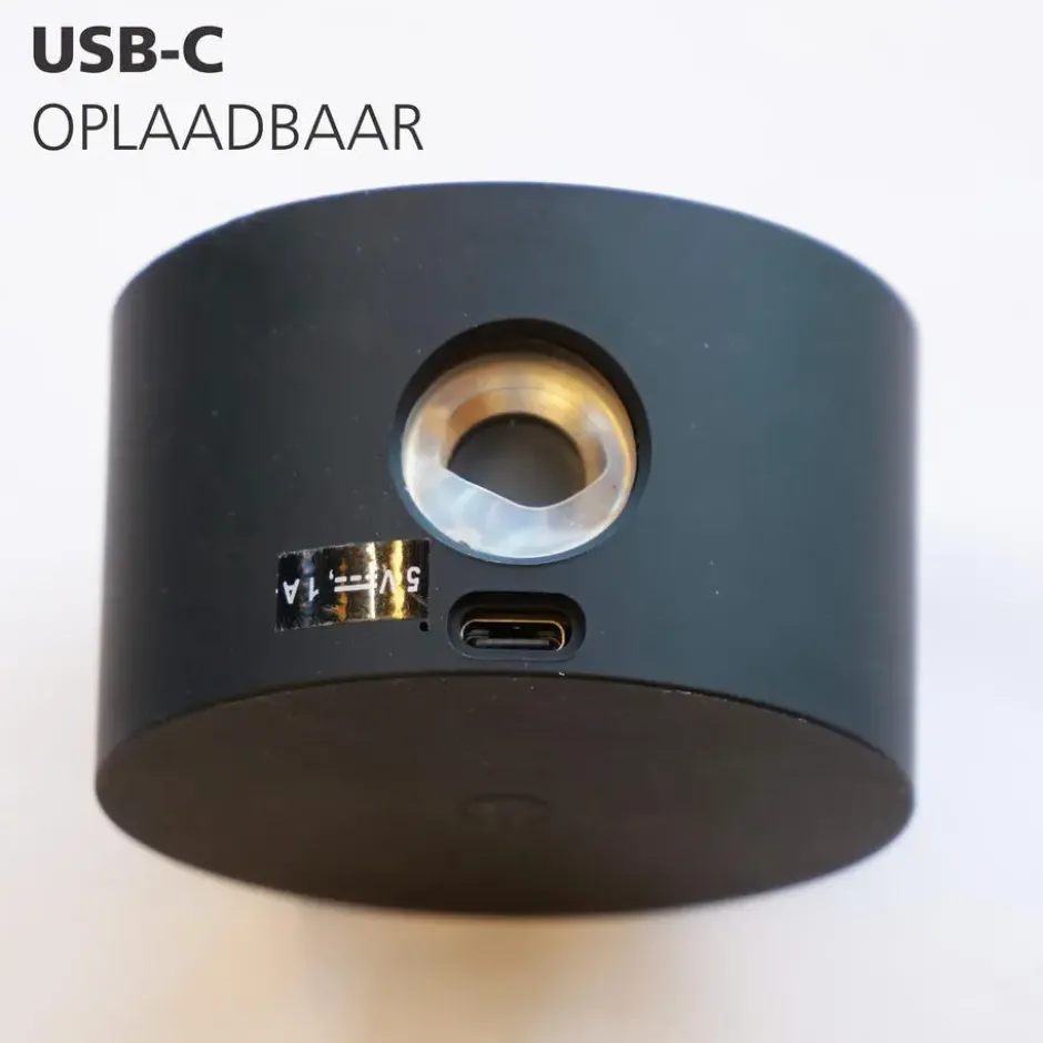 EGLO Muraglie Wandlamp - Oplaadbaar - LED - Ø 7.5 cm - Zwart