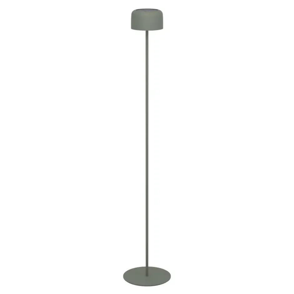 EGLO Roccanova-L Vloerlamp - Solar - 120 cm - Groen - Oplaadbaar