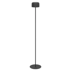 EGLO Roccanova-L Vloerlamp - Solar - 120 cm - Zwart - Oplaadbaar