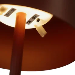 EGLO Roccanova-L Vloerlamp - Solar - 120 cm - Oranje - Oplaadbaar