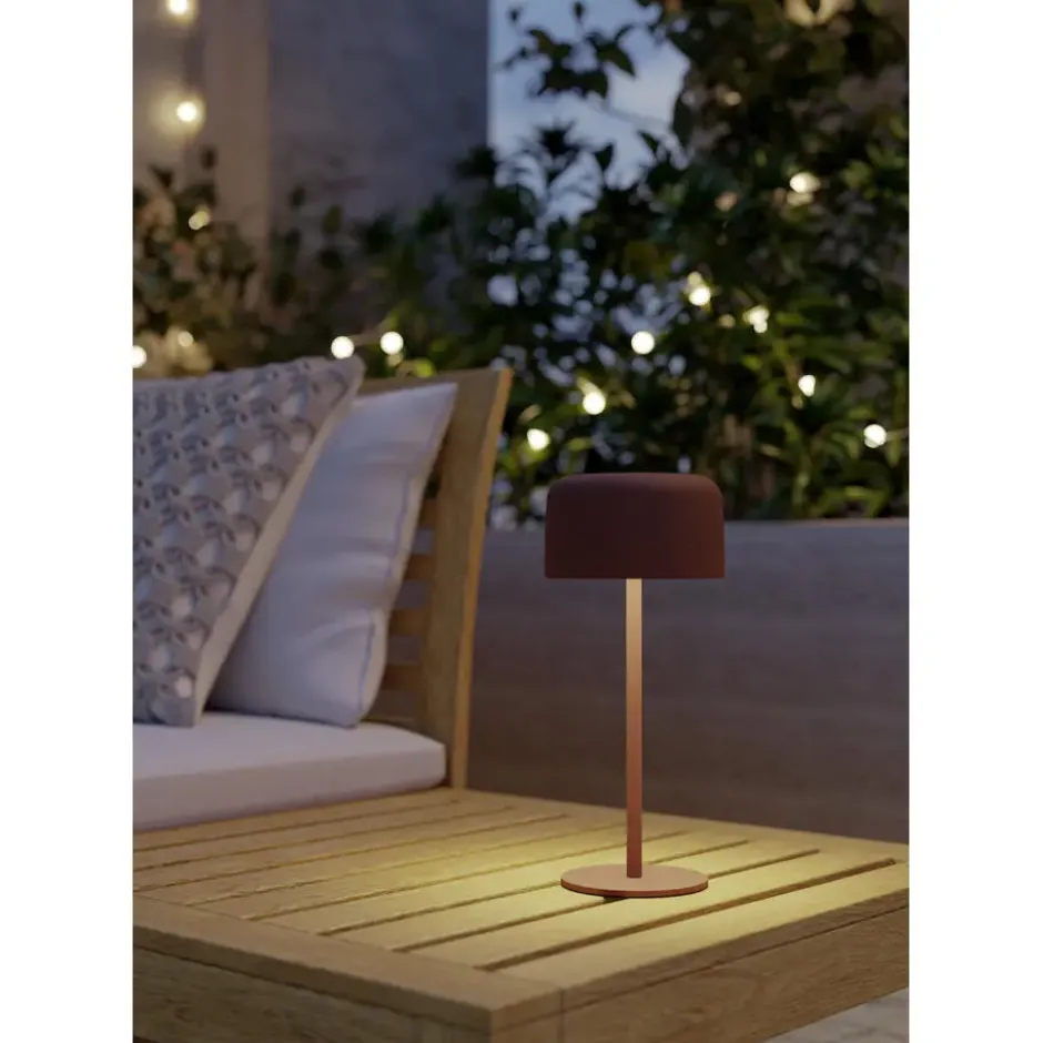 EGLO Roccanova Tafellamp - Solar - 30 cm - Oranje - Oplaadbaar
