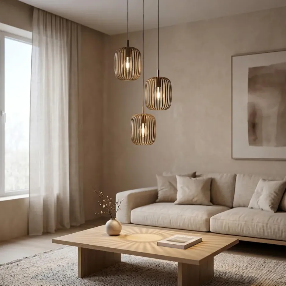 EGLO Romazzina Hanglamp - E27 - Ø 46 cm - Brons