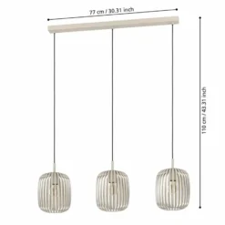 EGLORomazzinaHanglamp-E27-90cm-Zandkleur