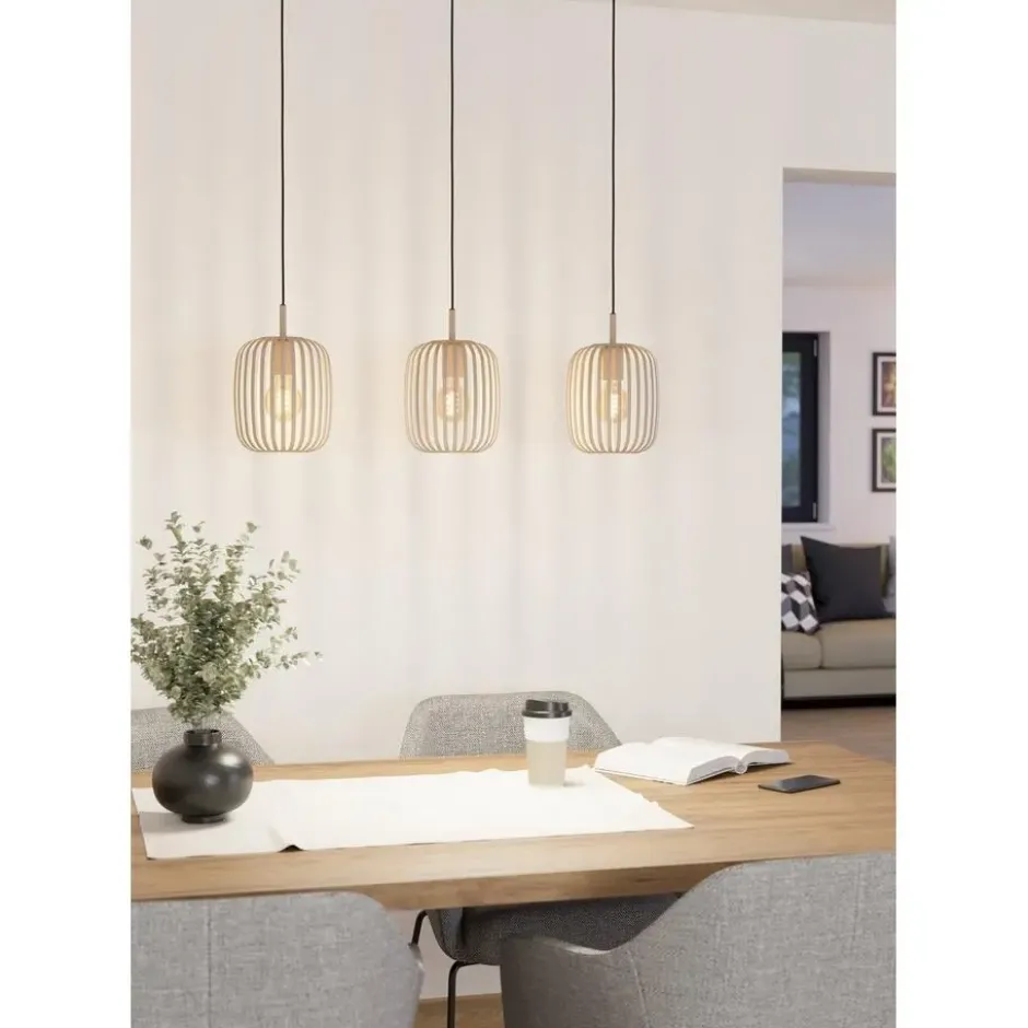 EGLORomazzinaHanglamp-E27-90cm-Zandkleur