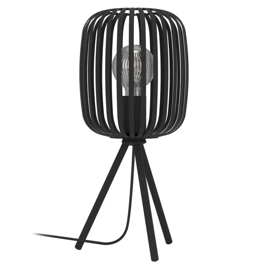 EGLO Romazzina Tafellamp - E27 - Ø 20 cm - Zwart