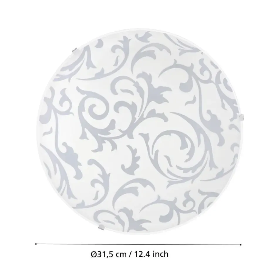 EGLO Scalea 1 Plafonnière - E27 - 31.5 cm - Wit