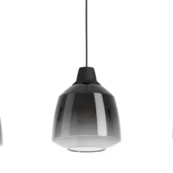 EGLO Sedbergh Hanglamp - E27 - 90 cm - Zwart - Glas