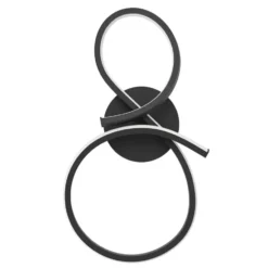 EGLO Serpins Wandlamp - LED - 40 cm - Zwart/Wit