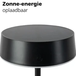 EGLO Simeri Tafellamp Buiten - Solar - 31 cm - Zwart - Oplaadbaar
