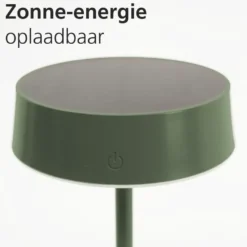 EGLO Simeri Tafellamp Buiten - Solar - 31 cm - Groen - Oplaadbaar