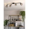 EGLO Sonnino Spot - E14 - 78 cm - Zwart