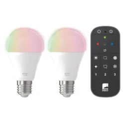 EGLO starter-z Starterspakket - 2x E27 RGB LED lampen - Afstandsbediening