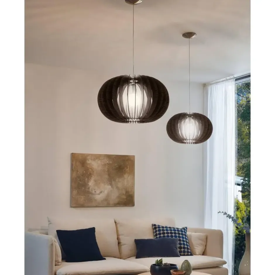EGLO Stellato Hanglamp - E27 - 50 cm - Nikkelmat