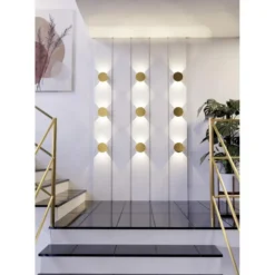 EGLO Talamello Wandlamp - LED - Aluminium - Goud