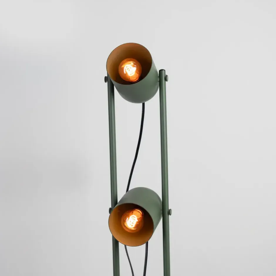 EGLO Tilston Vloerlamp - E14 - 142.5 cm - Groen - Kantelbaar