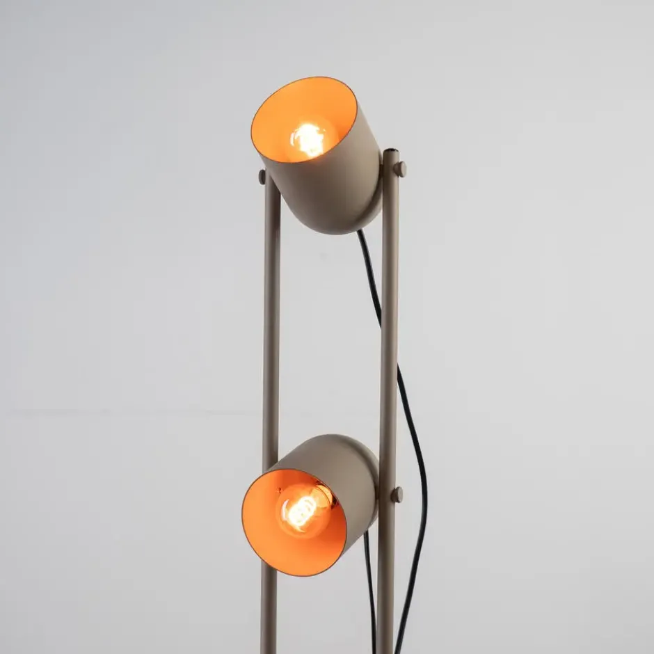 EGLO Tilston Vloerlamp - E14 - 142.5 cm - Zandkleur - Kantelbaar