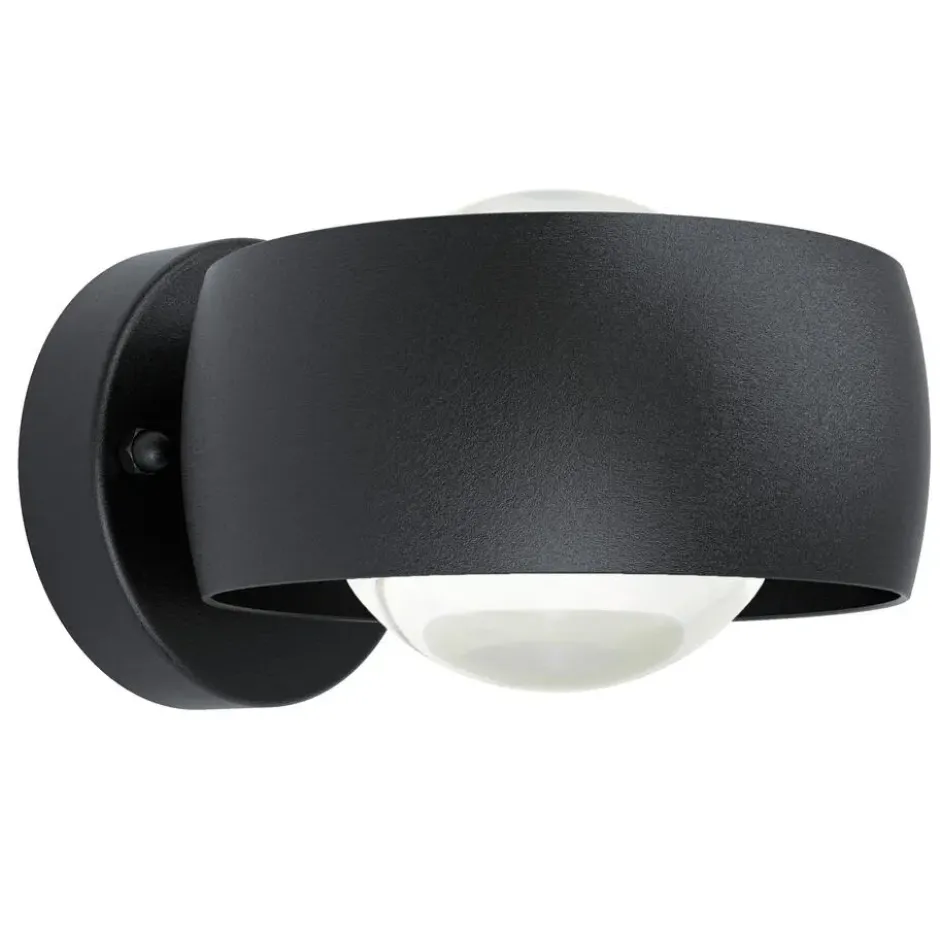 EGLO Treviolo 1 Wandlamp - LED - 16 cm - Zwart