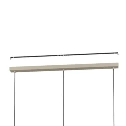 EGLO Valdiola Hanglamp - E27 - 93 cm - Beige/Goud - Staal