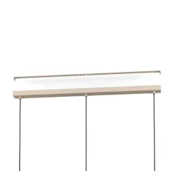 EGLO Valdiola Hanglamp - E27 - 93 cm - Beige/Goud - Staal