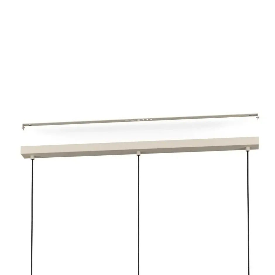 EGLO Valdiola Hanglamp - E27 - 93 cm - Beige/Goud - Staal