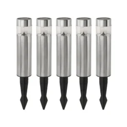 EGLO z_solar tuinverlichting zonne-energie - prikspot - set 5 x LED - RVS