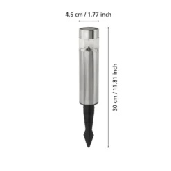 EGLO z_solar tuinverlichting zonne-energie - prikspot - set 5 x LED - RVS