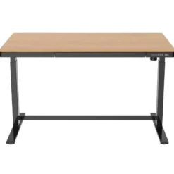 Elektrisch verstelbaar bureau / thuiswerkplek - 140x70 cm - Whitewash eiken - Z