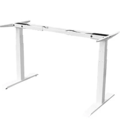 Elektrisch verstelbaar bureau - 140x80 cm - Dual motor - Wit