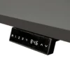 Elektrisch verstelbaar bureau - 180x80 cm - Dual motor - Zwart / Antraciet