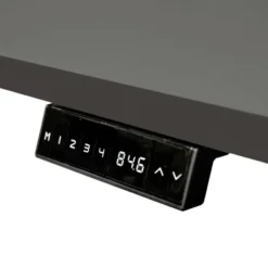 Elektrisch verstelbaar bureau - 180x80 cm - Dual motor - Zwart / Antraciet