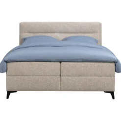Elektrisch verstelbare boxspring Bergen 6-delig - greige - 180x200 cm