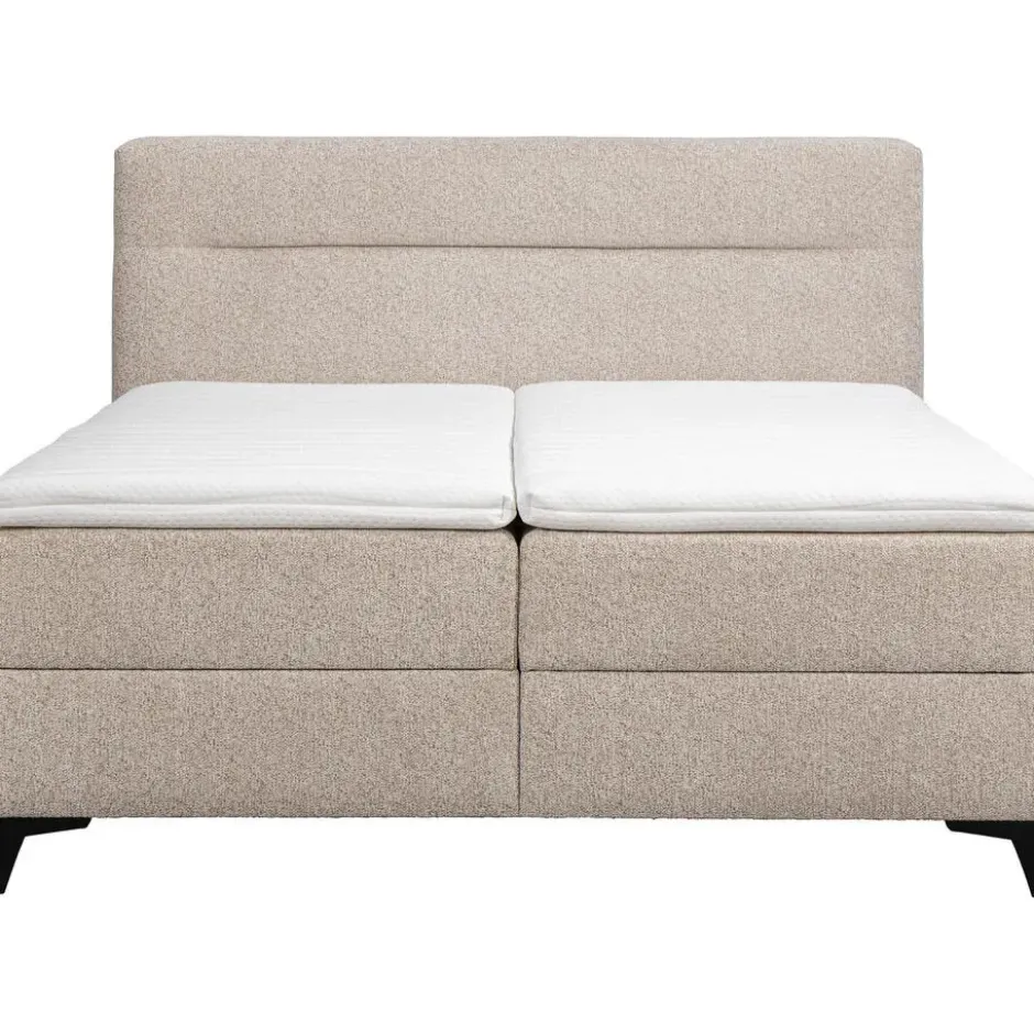Elektrisch verstelbare boxspring Bergen 6-delig - greige - 160x210 cm
