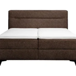 Elektrisch verstelbare boxspring Bergen 6-delig - donkerbruin - 180x210 cm