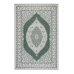Elle Decoration Buitenkleed Gemini Dubbelzijdig Groen - 120x170 CM