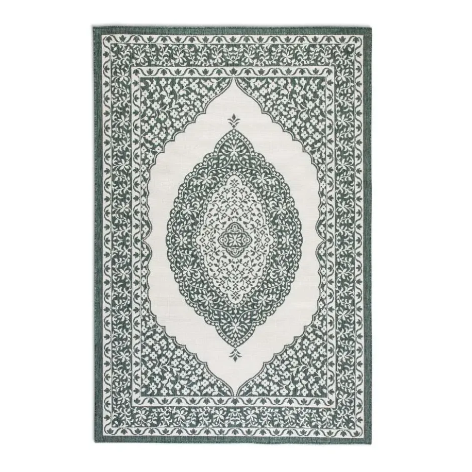 Elle Decoration Buitenkleed Gemini Dubbelzijdig Groen - 120x170 CM