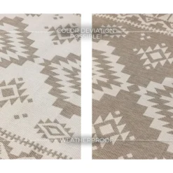 Elle Decoration Buitenkleed Gemini Dubbelzijdig Linnen - 120x170 CM