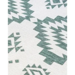 Elle Decoration Buitenkleed Gemini Dubbelzijdig Groen - 120x170 CM