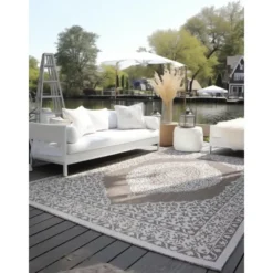 Elle Decoration Buitenkleed Gemini Dubbelzijdig Linnen - 200x290 CM