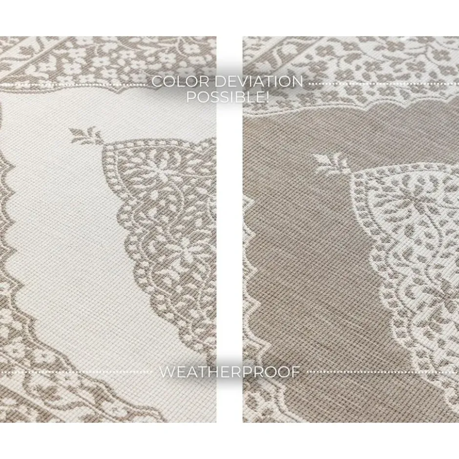 Elle Decoration Buitenkleed Gemini Dubbelzijdig Linnen - 200x290 CM