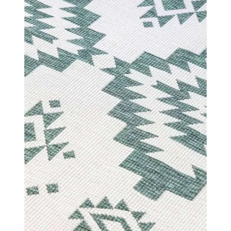Elle Decoration Buitenkleed Gemini Dubbelzijdig Groen - 160x230 CM