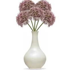 Emerald Emerald Allium/Sierui kunstbloem - lila - 62 cm
