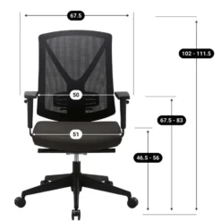 Ergonomische bureaustoel ProjectPLUS - Voldoet aan NEN-EN 1335 norm