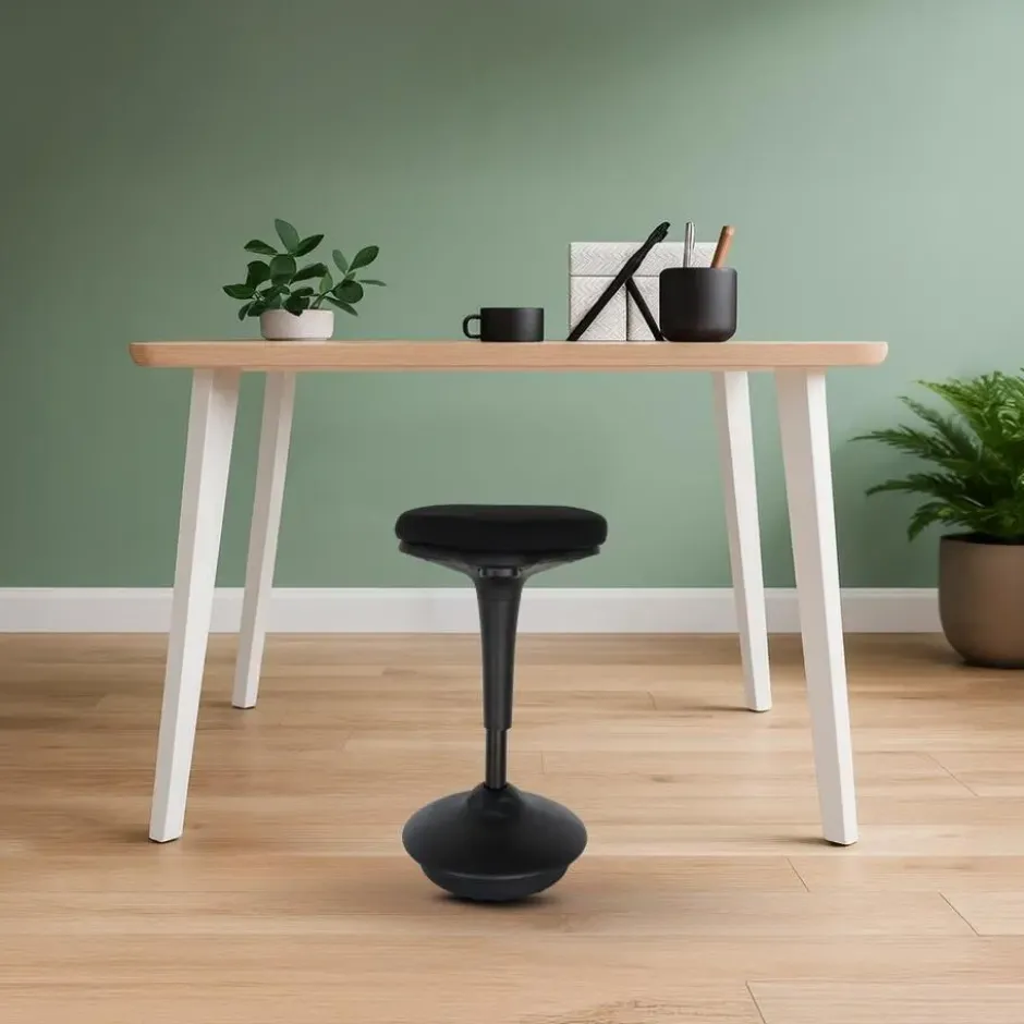 Ergonomische zit-sta kruk / wiebelkruk Base - Zwart