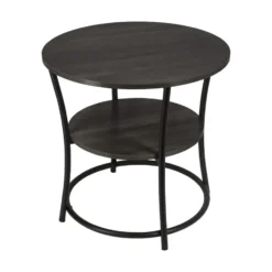 ERRO Bijzettafel Rond - O55 x H55cm - zwart