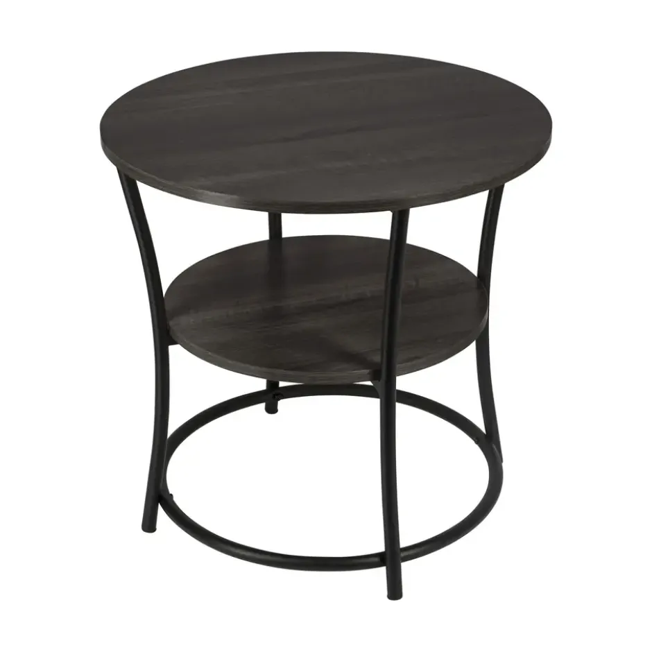 ERRO Bijzettafel Rond - O55 x H55cm - zwart