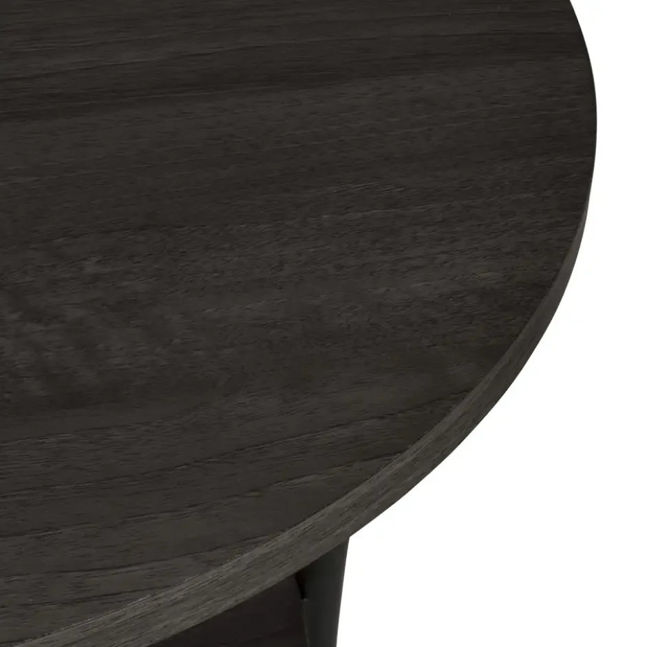 ERRO Bijzettafel Rond - O55 x H55cm - zwart