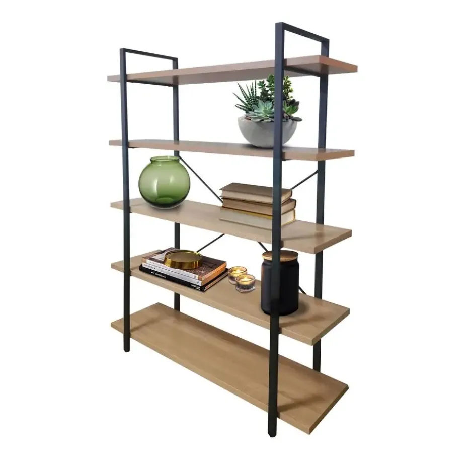 ERRO Boekenrek - 5 planken - 120x33x178
