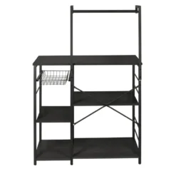 ERRO Keukenrek - opbergrek keuken - 90x40x132cm - zwart