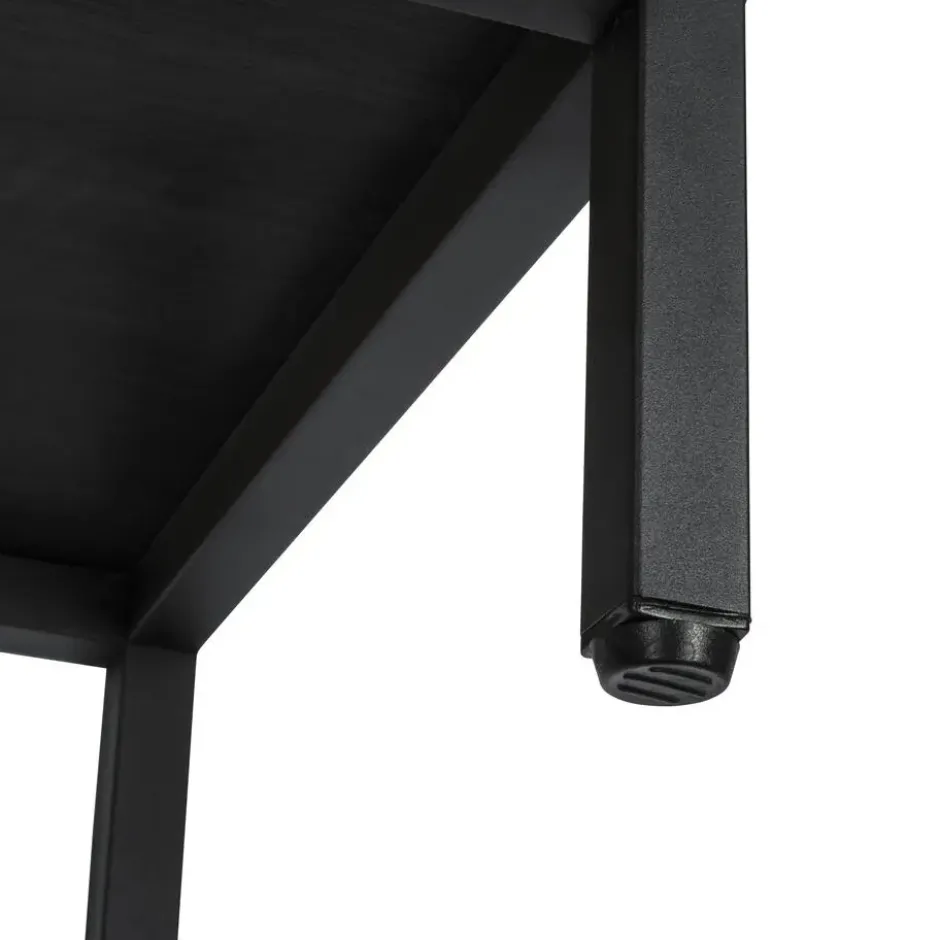 ERRO Keukenrek - opbergrek keuken - 90x40x132cm - zwart